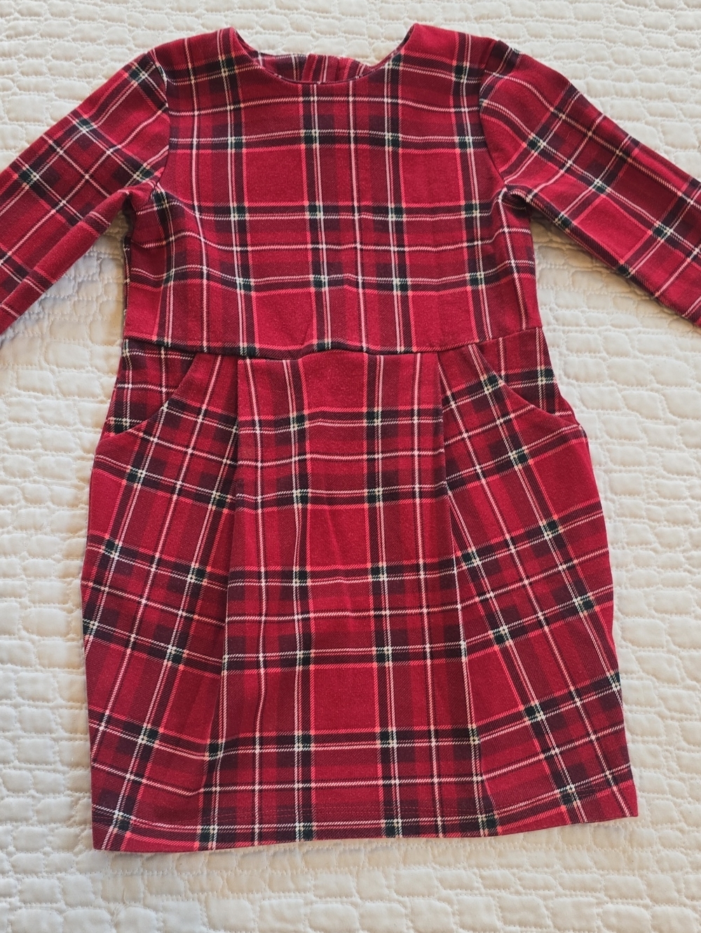 H&M Holiday Plaid Dress